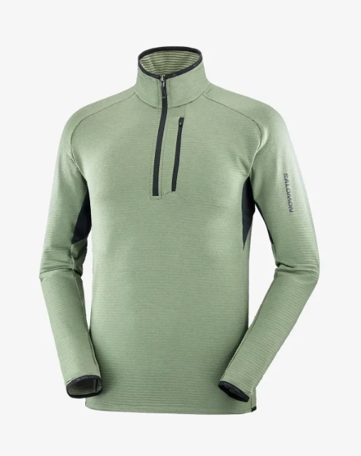 מעיל תרמי שכבה שניה גברים SALOMON Essential Ltwarm FZ