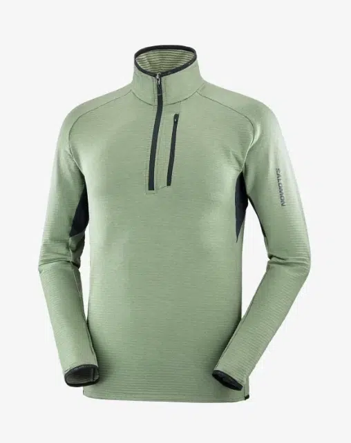 מעיל תרמי שכבה שניה גברים SALOMON Essential Ltwarm FZ