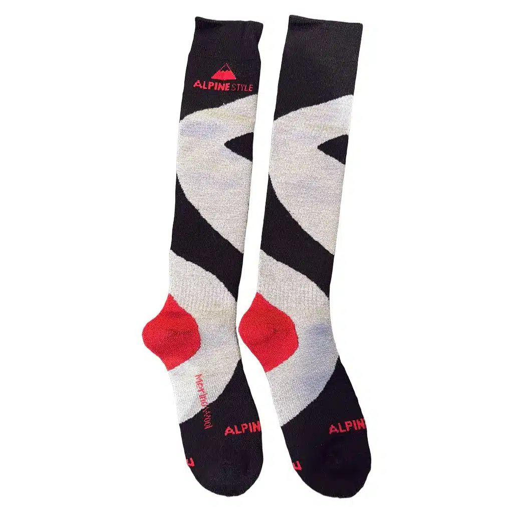 סט 3 זוגות גרבי סקי צמר מרינו ALPINESTYLE MERINO SNOW SPORT