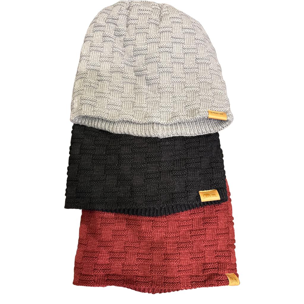 סט שני כובעי חורף צמר-פליז GO NATURE YELLOWSTONE