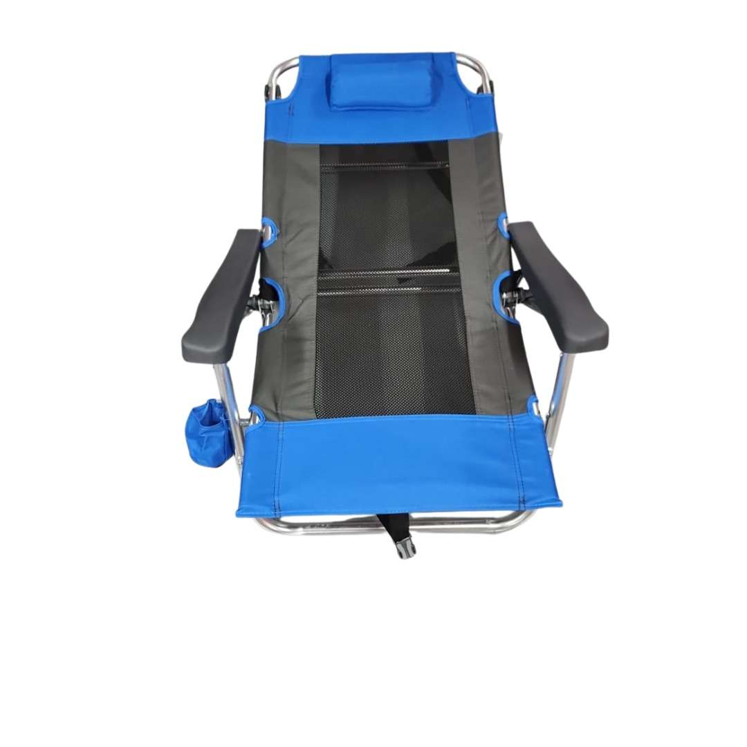 כיסא חוף ים מתקפל 3 מצבים