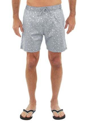 בגד ים לגבר Uzzi 3D Water Drop Printed Shorts