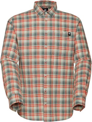 חולצת כפתורים לטיולים Mammut Trovat Summer Longsleeve Shirt
