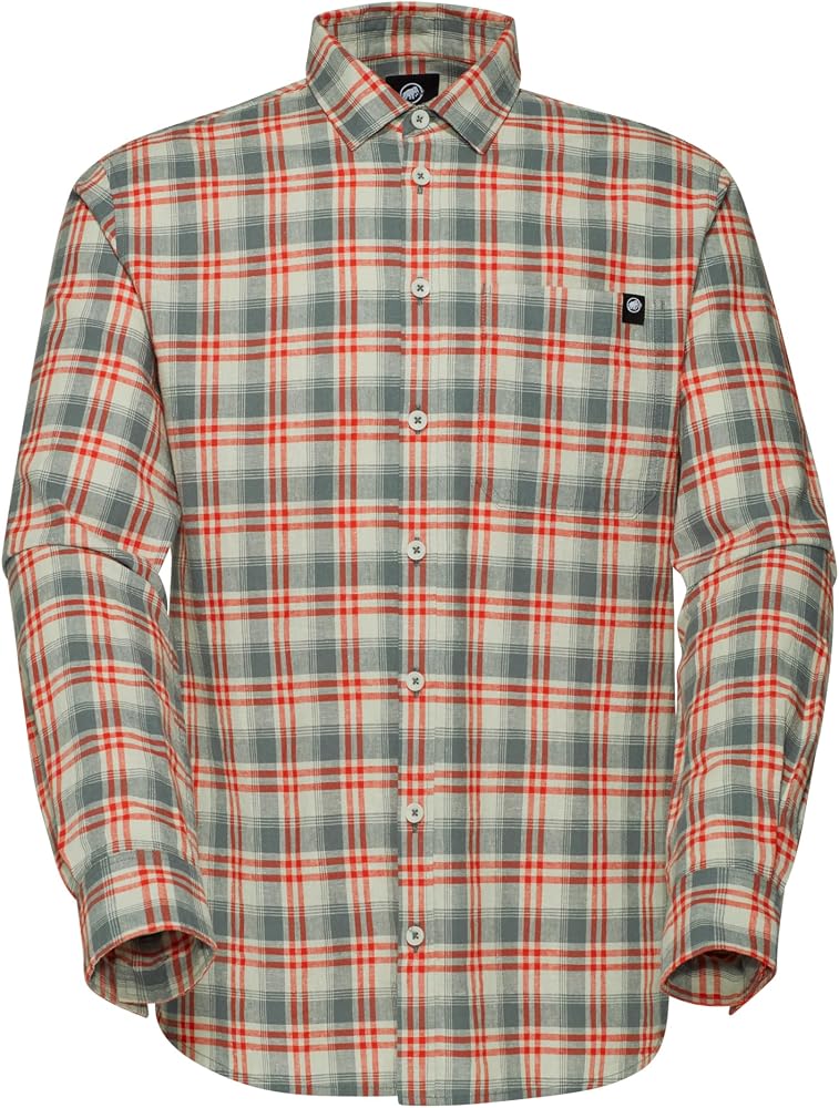 חולצת כפתורים לטיולים Mammut Trovat Summer Longsleeve Shirt