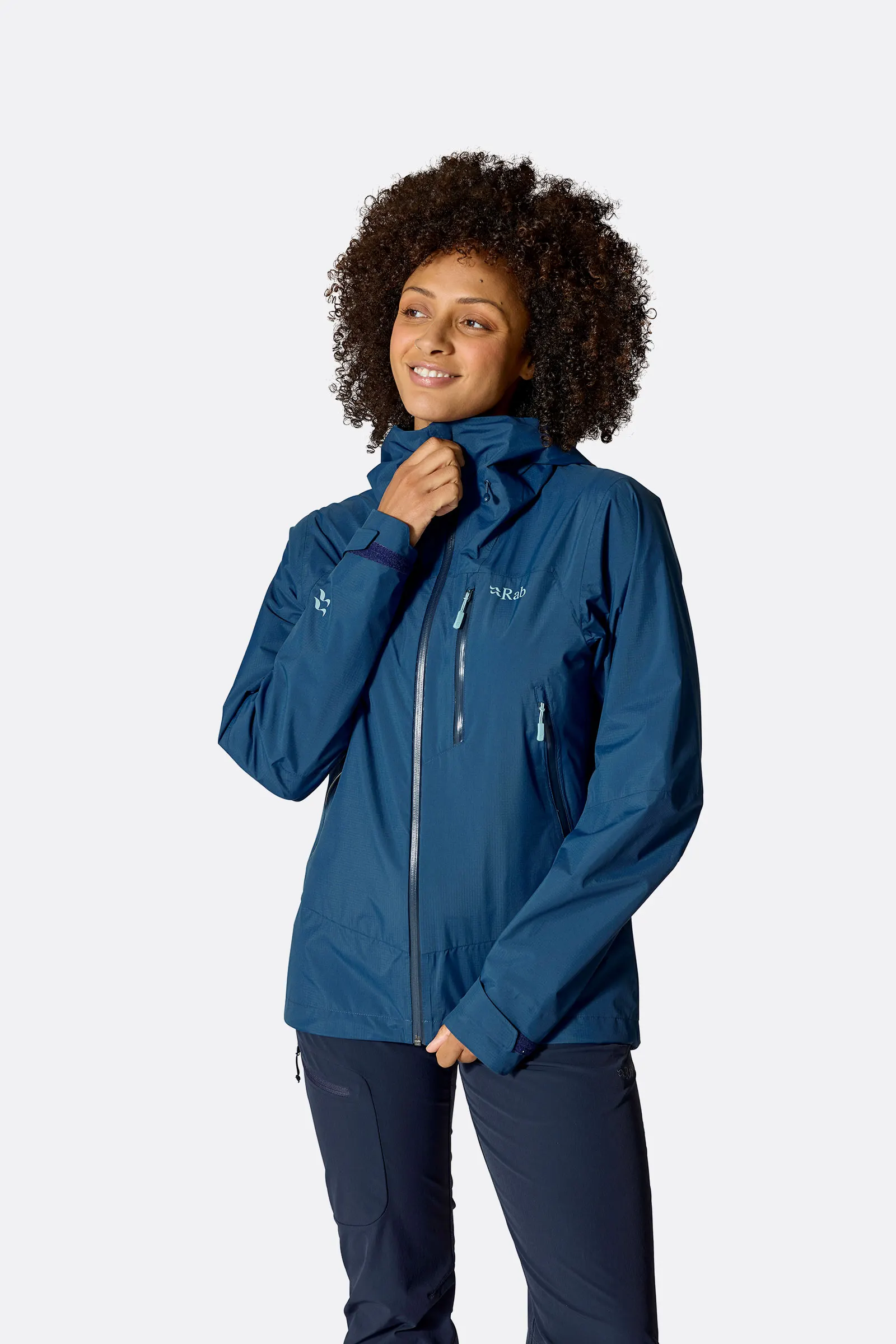 מעיל גשם לנשים נושם Rab Women's Downpour Mountain Waterproof Jacket